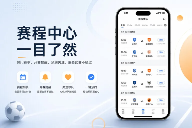 NG体育 App亮点，手机看赛更顺手 页面展示